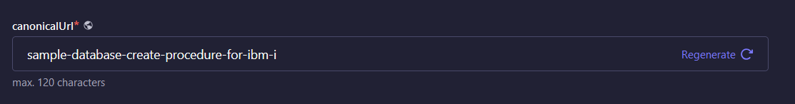 Create url Create url